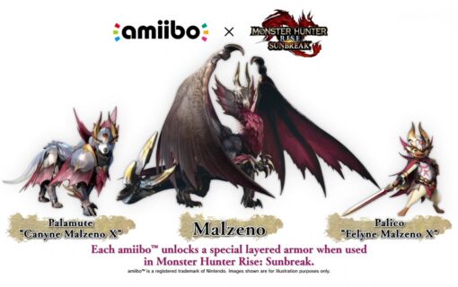 Wraz z Monster Hunter Rise Sunbreak zadebiutują nowe figurki amiibo