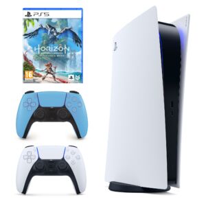 Konsola PlayStation 5 Digital + Horizon: Forbidden West + niebieski DualSense za 2599 zł w Media Expert