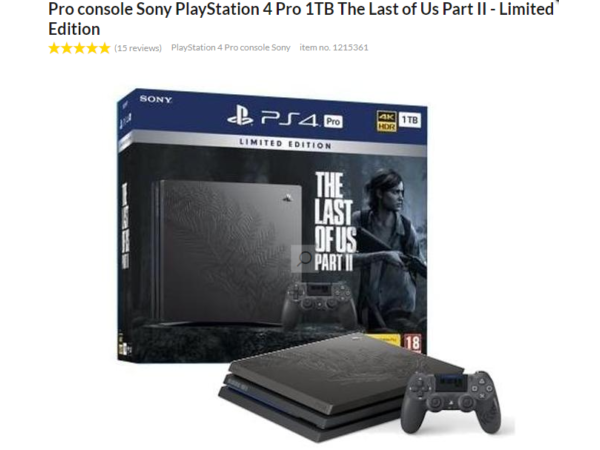 Konsola Pro Sony PlayStation 4 Pro 1TB The Last of Us Part II Edycja Limitowana