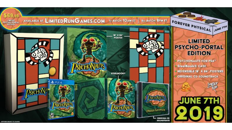 Limited Run #271 Psychonauts Psycho-Portal Edition PS4