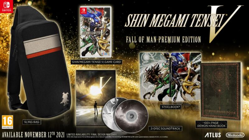 Shin Megami Tensei V Fall of Man Premium Edition Switch