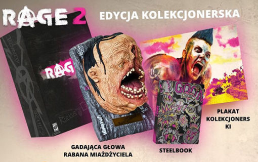 Gadająca głowa w kolekcjonerce Rage 2