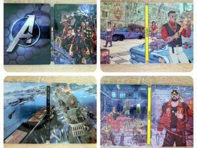 Steelbooki : Days Gone, Dark Souls, Cyberpunk, Avengers i inne.