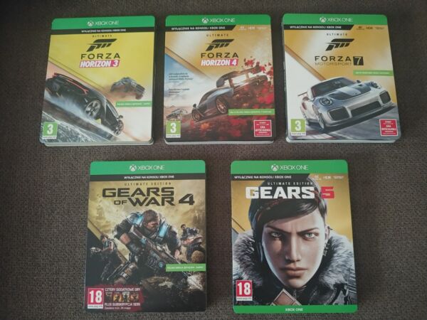 Forza 7, Fora Horizon 3 i 4, Gears of War 4 i 5, Halo – limitki w Steelbookach