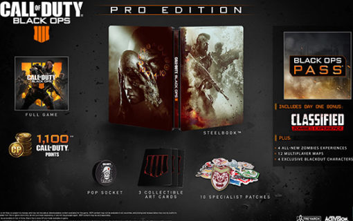 Steelbook w Call of Duty: Black Ops 4 Pro Edition