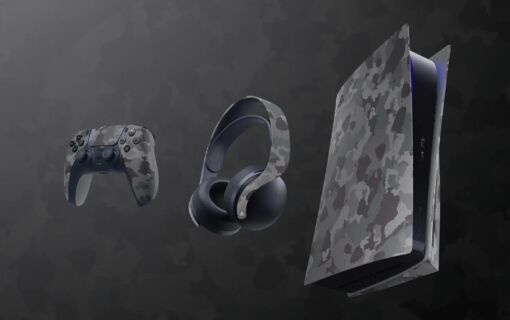 Kolekcja Gray Camouflage –  nowy kolor akcesoriów do PlayStation 5