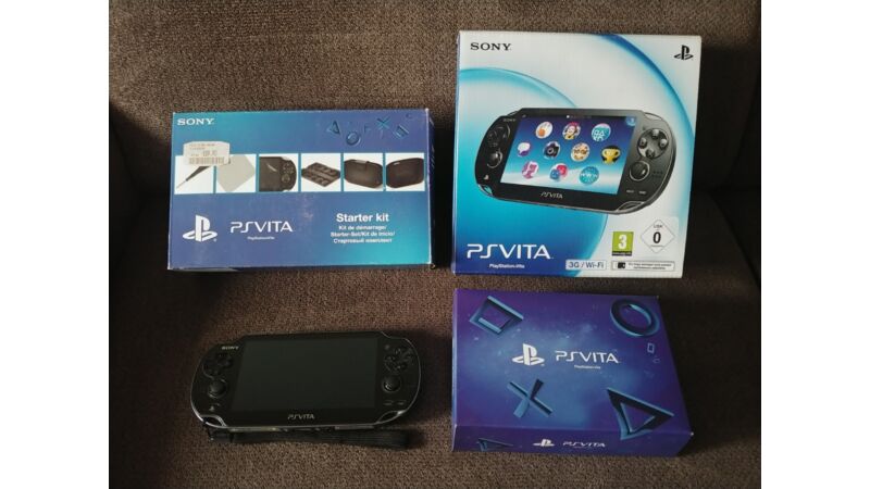 Konsola PlayStation Vita 3G + 2x4GB + 64GB + Starter Kit