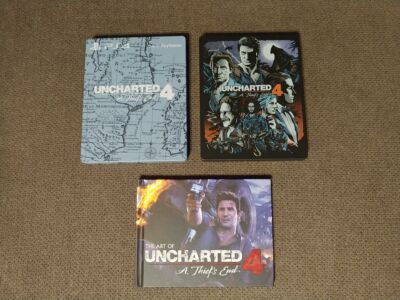 Uncharted 4 Edycja Kolekcjonerska + 2 dodatkowe Steelbooki