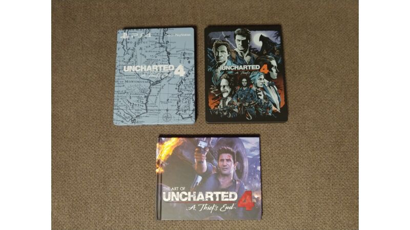 Uncharted 4 Edycja Kolekcjonerska + 2 dodatkowe Steelbooki