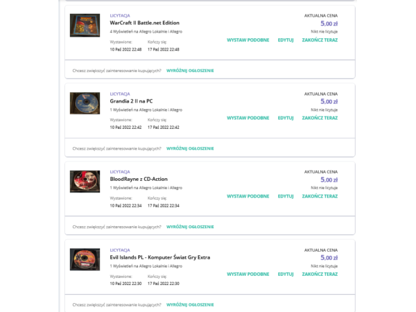 Stare gry na PC – Gothic, RollerCoaster Tycoon, Worms Armageddon…