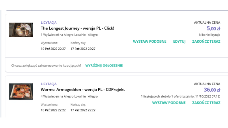 Stare gry na PC – Gothic, RollerCoaster Tycoon, Worms Armageddon…