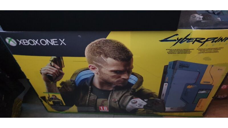 Konsola Xbox One X edycja CYBERPUNK 2077 NOWA