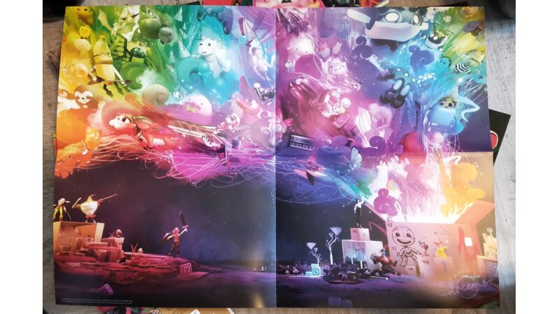 Oficjalny plakat z gry Dreams ([lock.on] bonus)