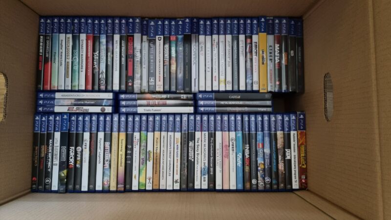 Sprzedam ponad 250 gier na PlayStation 4