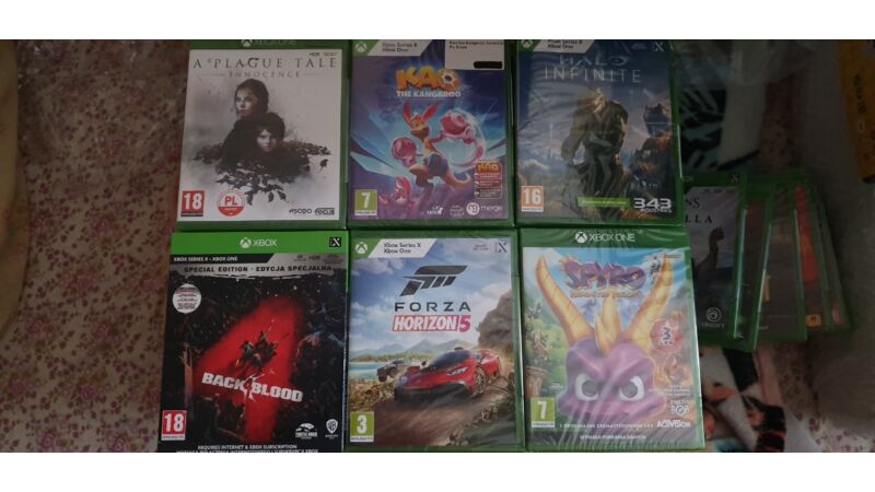 Xbox Series X nowa+ 11gier w folii +pad x 2
