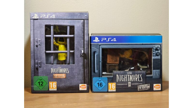 Kolekcjonerki Little Nightmares i Little Nightmares II na PS4