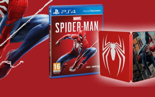 Steelbook jako gratis do gry Spider-Man w ShopTo