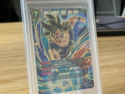 Karty Dragon Ball Secret Rare – Goku PSA 10 – unikalna kolekcja!
