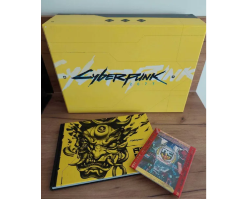 Cyberpunk 2077 – Artbook z edycji kolekcjonerskiej + steelbook Valentinos