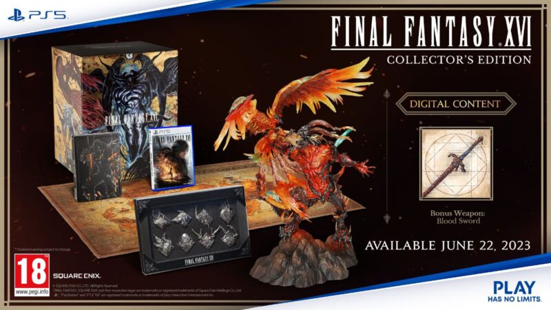 Final Fantasy XVI Edycja Kolekcjonerska + 2x Steel