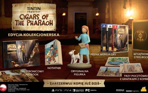 Specjalne wydania Tintin Reporter: Cigars of the Pharaoh – ruszyła przedsprzedaż w Polsce