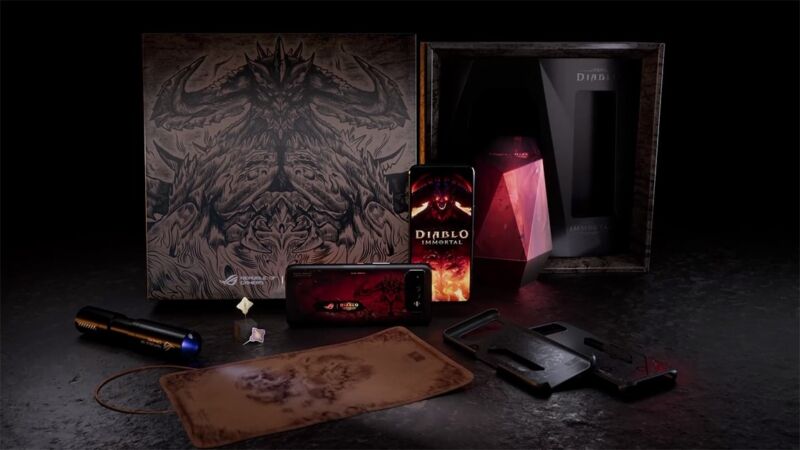 Smartfon ASUS ROG 6 16/512GB Diablo Edition