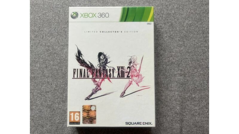 Final Fantasy XIII-2 edycja 3D kolekcjonerska Xbox unikat jak nowa!.