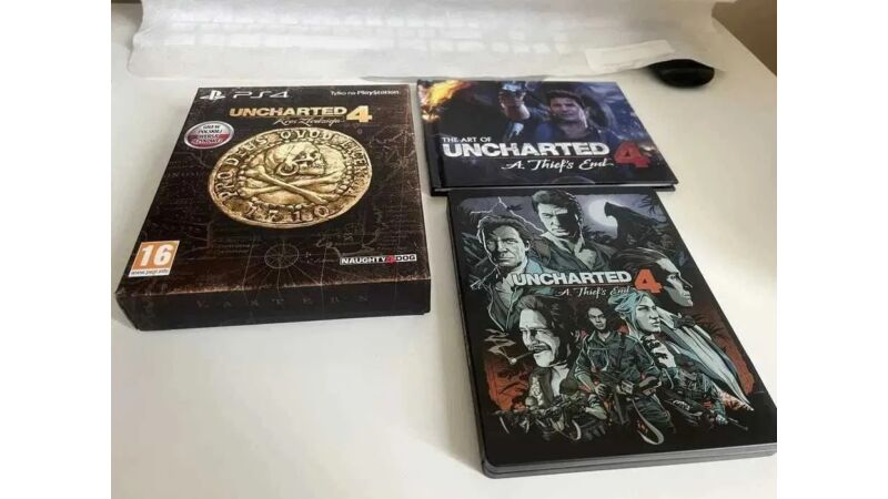 Uncharted 4 Kres Złodzieja Ps4/Ps5 Edycja kolekcjonerska jak nowa!.