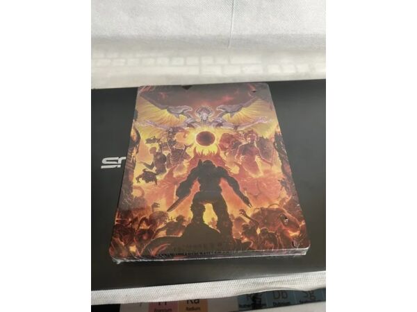 Doom eternal Ps4/Ps5 piekny kolekcjonerski steelbook z Usa w folii!.