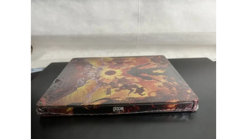 Doom eternal Ps4/Ps5 piekny kolekcjonerski steelbook z Usa w folii!.
