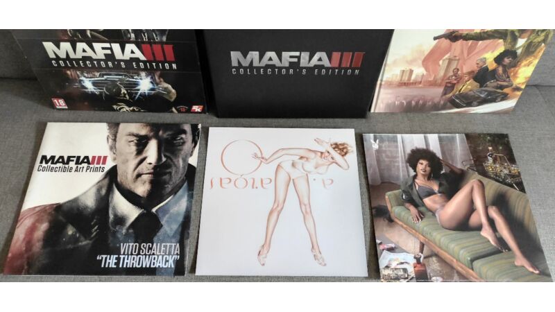 Mafia III 3 Collector’s Edition Edycja Kolekcjonerska PS4 Komplet