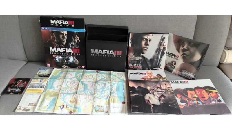 Mafia III 3 Collector’s Edition Edycja Kolekcjonerska PS4 Komplet