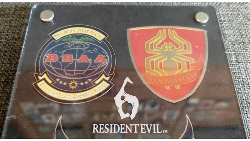 Resident Evil 6 Forces Emblems Medals Medale Nowe Zapieczętowane