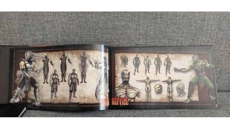 Mortal Kombat 9 MK9 2011 Artbook The Art of MORTAL KOMBAT WARNER BROSS