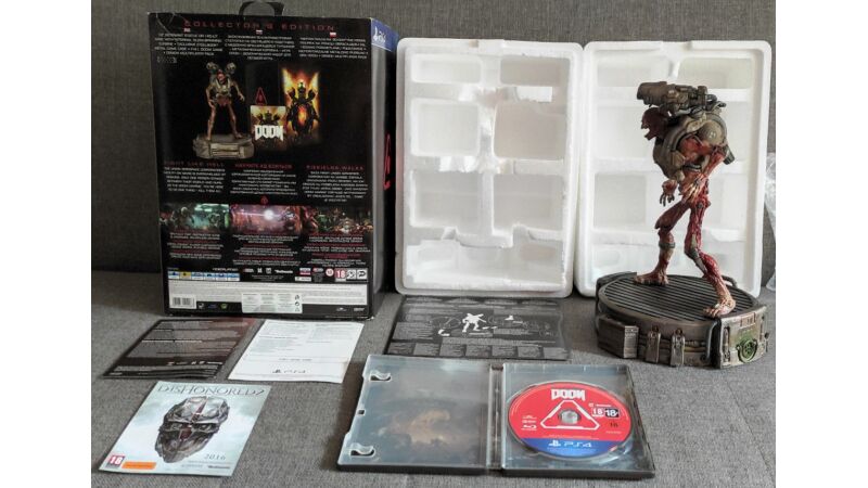 Doom Collector’s Edition Edycja Kolekcjonerska 2016 PS4 Komplet