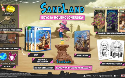 Zaprezentowano kolekcjonerkę Sand Land