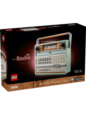 LEGO Icons 10334 Radio w stylu retro