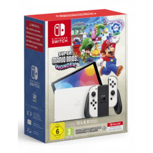 Switch OLED + Super Mario Bros Wonder + 12 miesięcy NSO za 1499 zł w Empiku