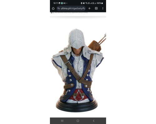 Assassins creed popiersie Connor Kenway