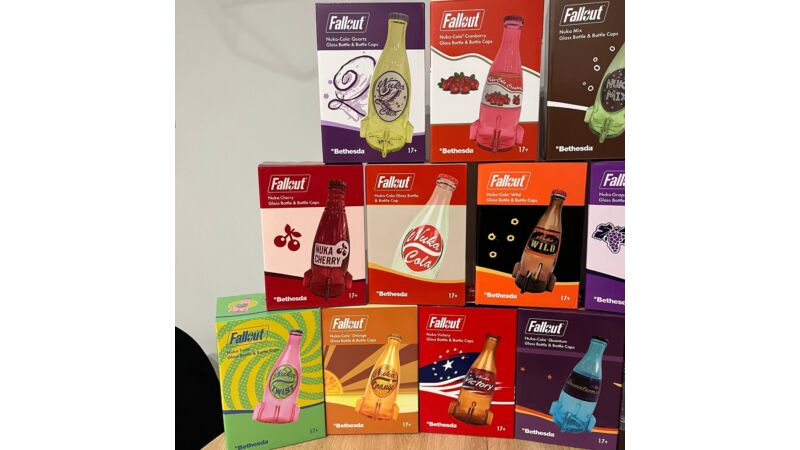 Fallout Nuka Cola Kolekcja 12 Butelek
