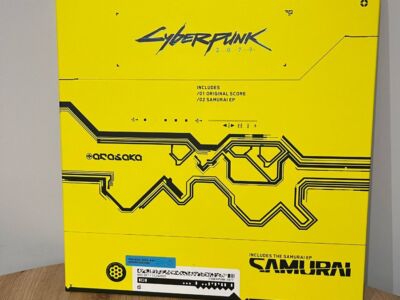 Cyberpunk 2077 OST Winyl Vinyl 3LP Box Set Samurai