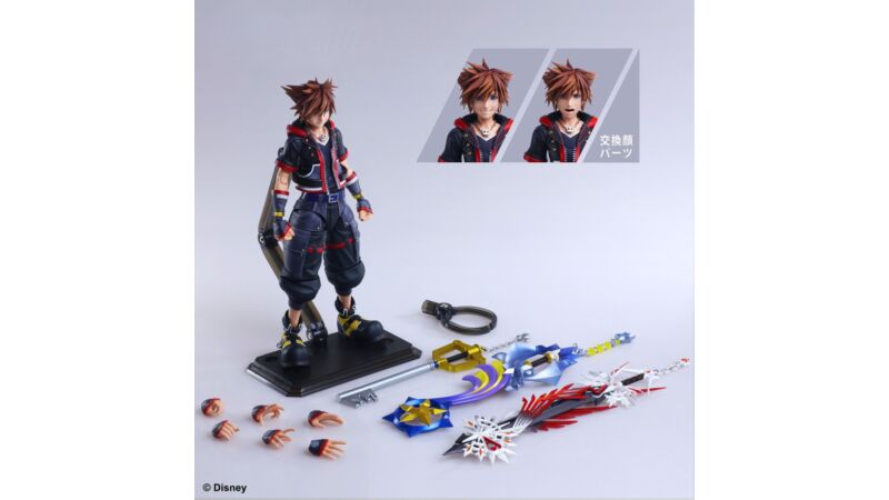Kingdom Hearts III Sora Deluxe ver. Play Arts Kai (z defektem)