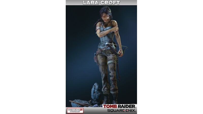 Tomb Raider Lara Croft – Gaming Heads statua 1/4