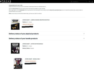 ATOMIC HEART LIMITED EDITION PC