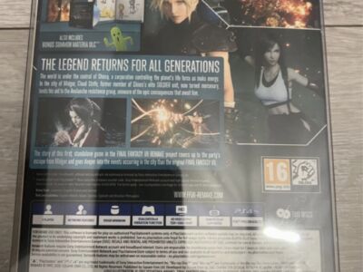 Gra Finał Fantasy 7 Remake PS4, wersja Deluxe, protektor