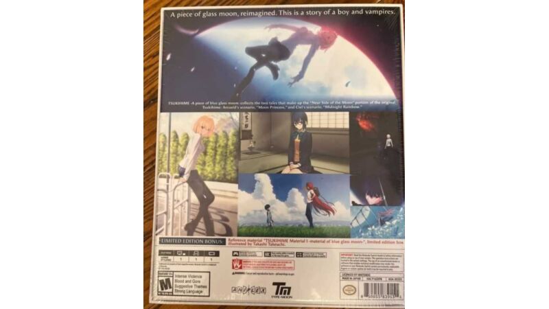 Tsukihime A Piece of Blue Glass Moon, Limited, Switch, ANG, nowa
