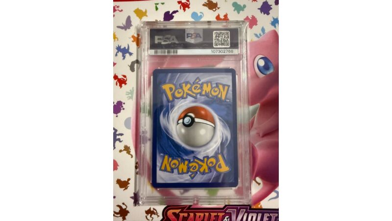 Karta Pokemon Charizard Ex (MEW 199) PSA 9