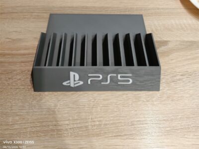 PS5 Stojak na gry szary