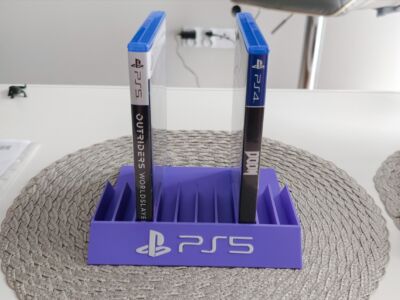 PS5 Stojak fioletowy na gry
