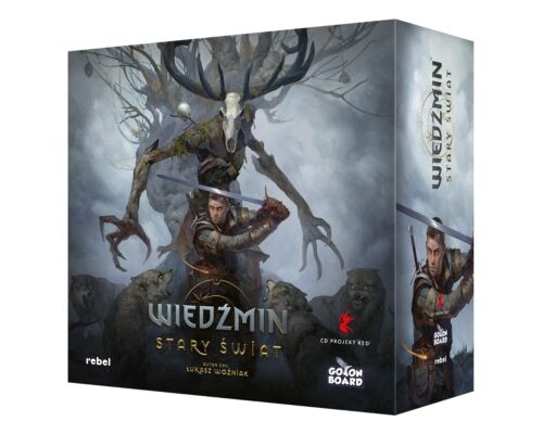 Wiedźmin stary świat edycja deluxe + dodatki, kości, monety.